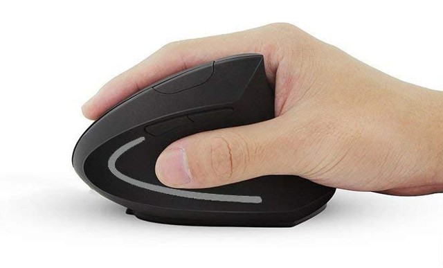 Mouse verticale: la mano è in posizione più comoda