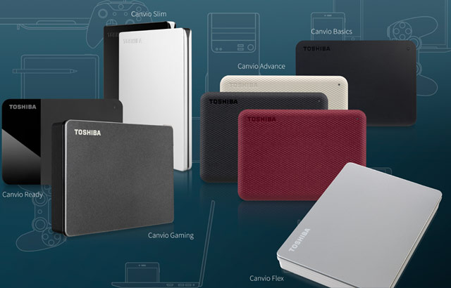 I nuovi hard disk esterni della linea Toshiba Canvio