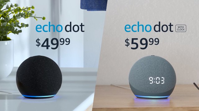 Nuovi Amazon Echo Dot