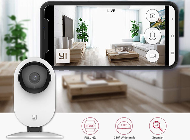 La videocamera YI Home Camera 1080p per la sorveglianza degli ambienti interni