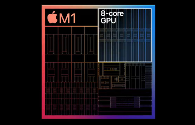 La GPU del chip M1 di Apple
