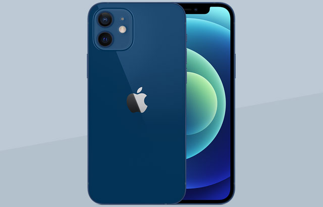Il nuovo iPhone 12 nella colorazione Blu