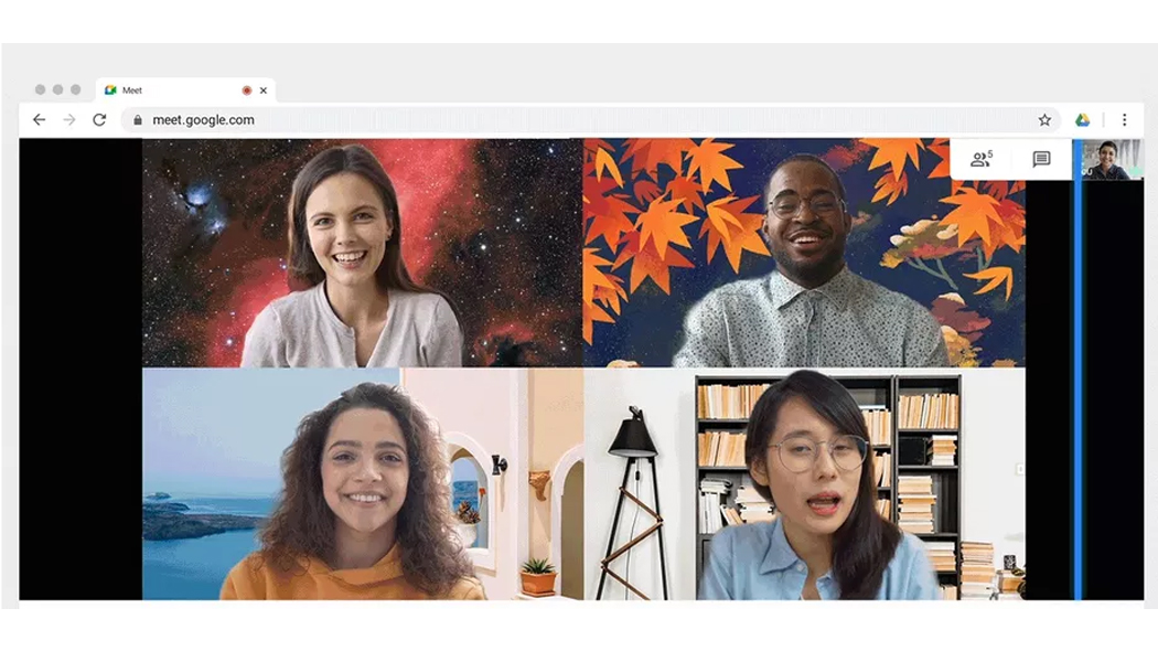 Google Meet, come impostare uno sfondo virtuale nelle riunioni