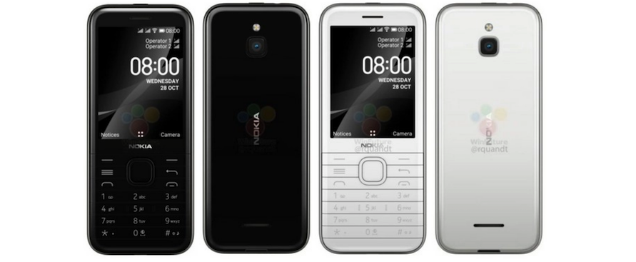 Nokia 8000 4G è il prossimo cellulare vintage in arrivo