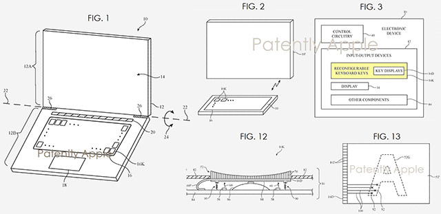 Il brevetto Apple per la tastiera dei MacBook: ogni pulsante un display