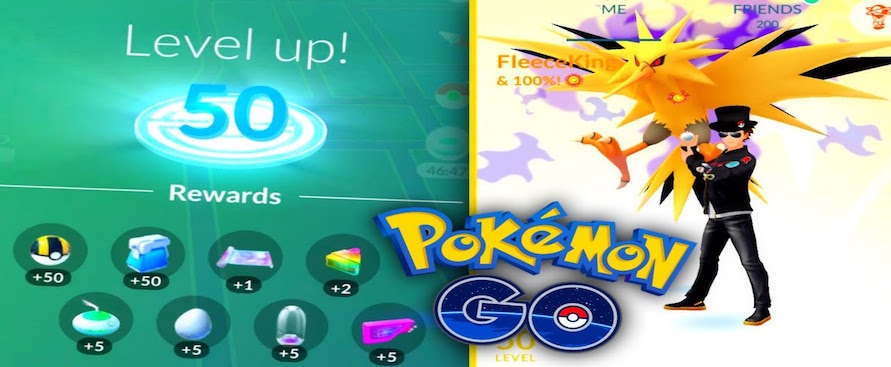 Il primo giocatore di Pokémon Go a raggiungere il livello 50
