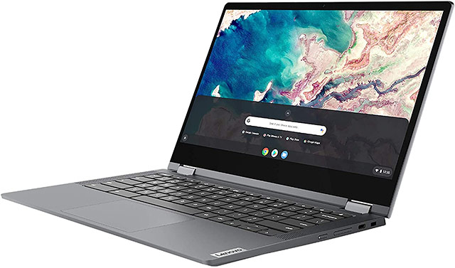 Il laptop convertibile Lenovo IdeaPad Flex 5 Chromebook con Chrome OS