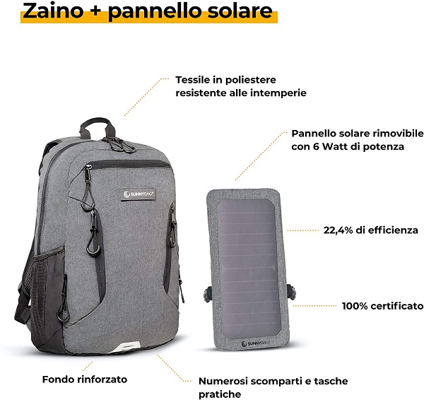 Zaino Pannello Solare SunnyBAG Explorer+ - 1