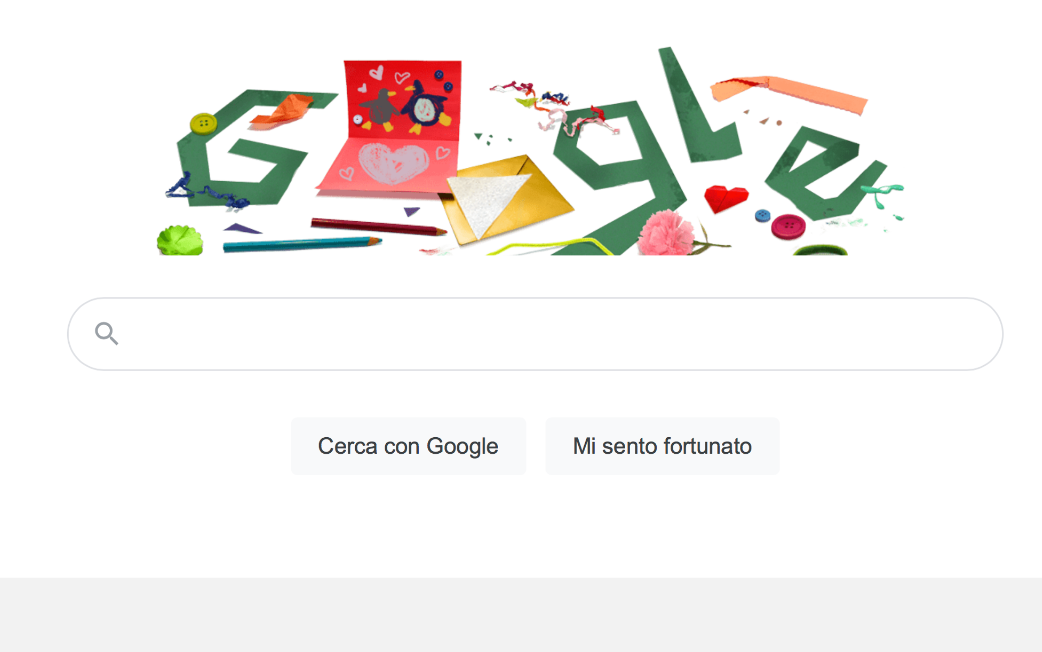 Google celebra con il doodle di oggi la Festa del papà