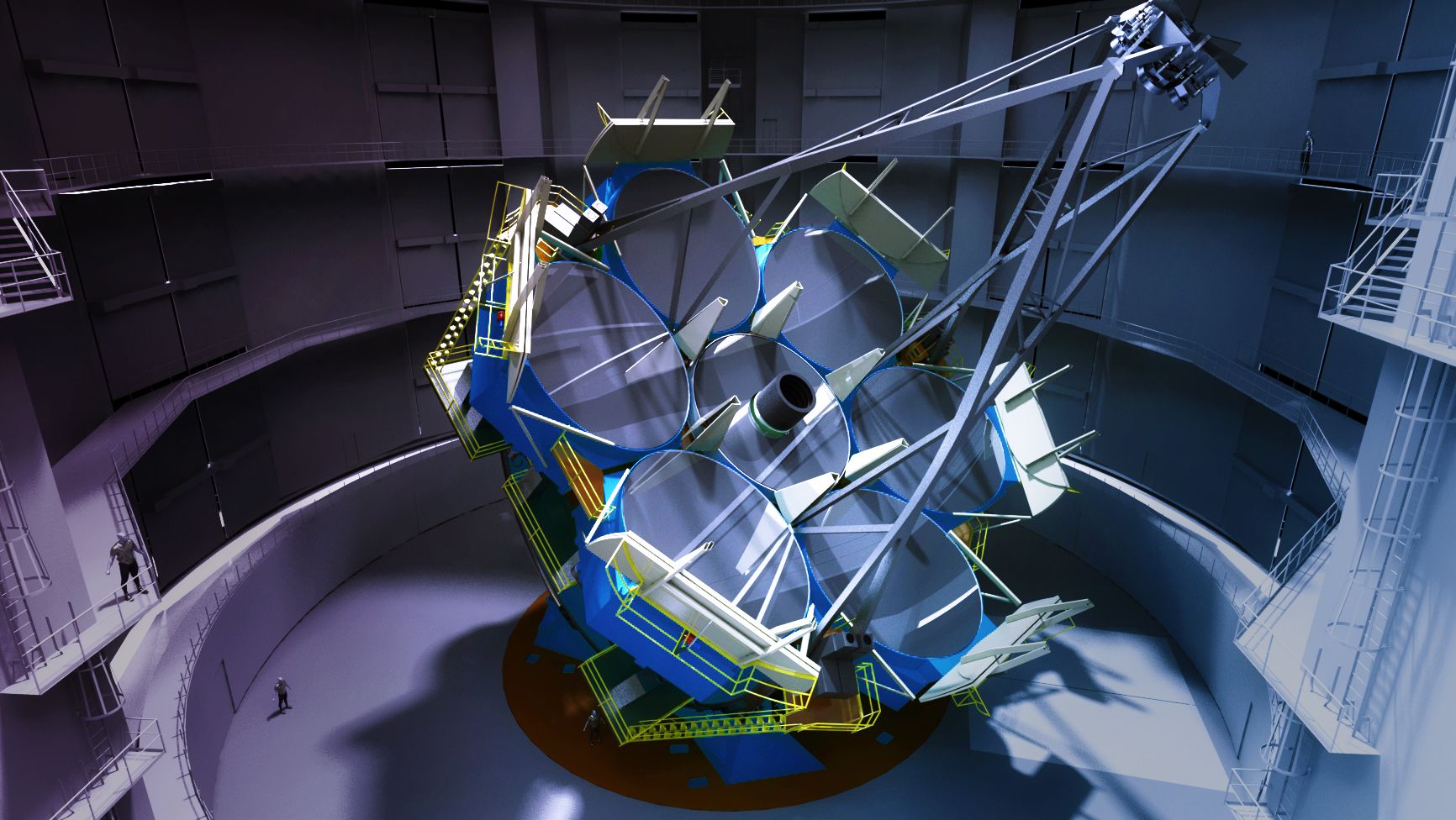 Sette specchi per trovare vita nello spazio: il telescopio gigante Magellano