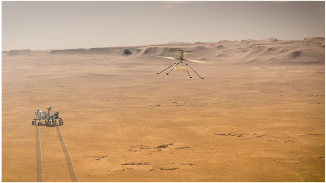 Il drone della Nasa Ingenuity sta per spiccare il volo su Marte