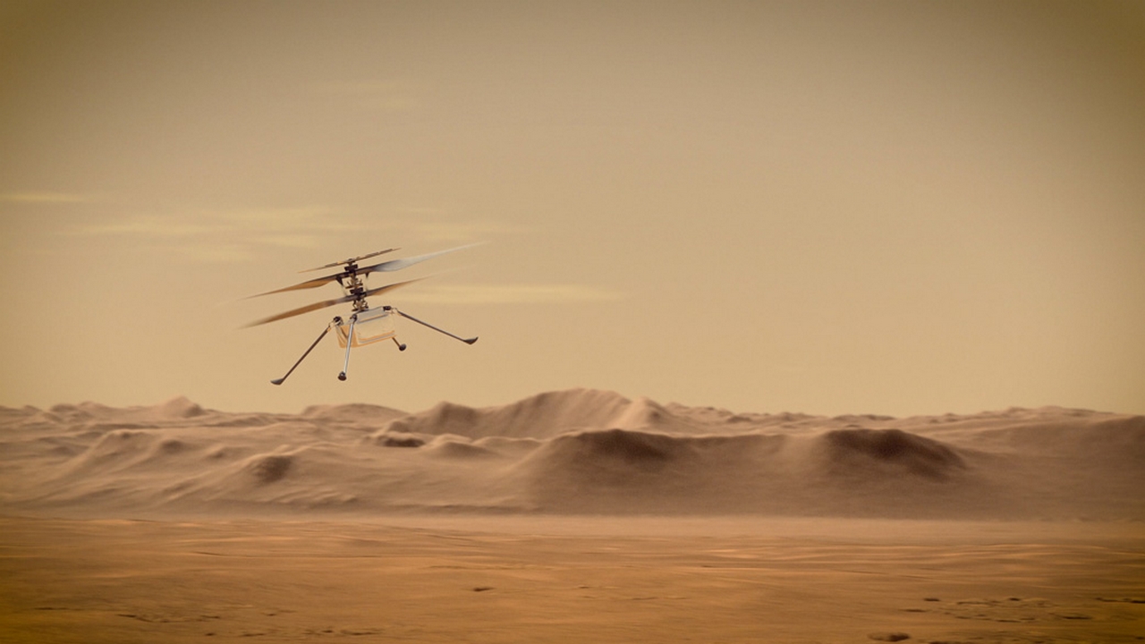 Il drone NASA Ingenuity torna a volare su Marte, successo per il 30° volo