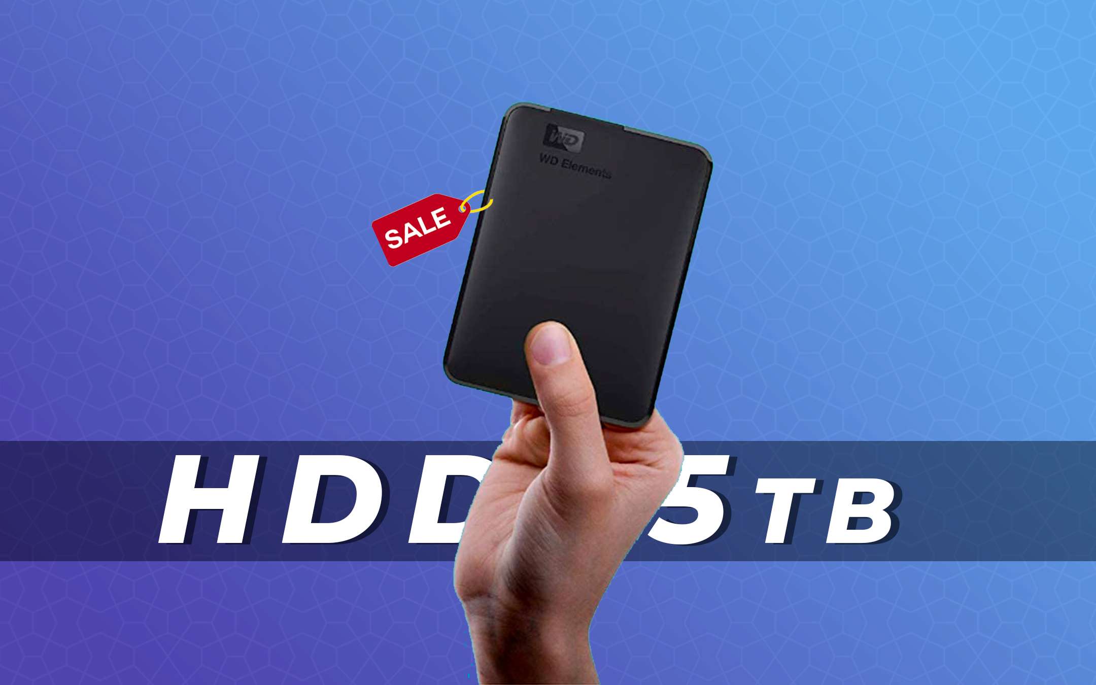 Hard Disk esterno da 5TB in offerta (-30%)