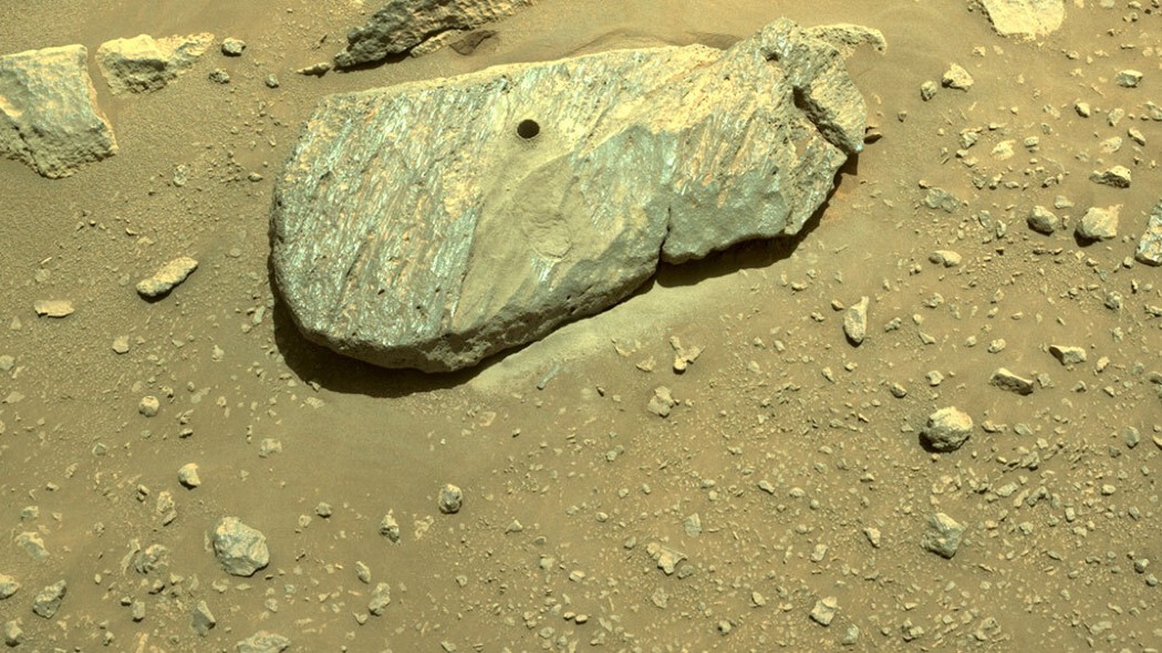 Marte, Perseverance ha raccolto il primo campione di suolo