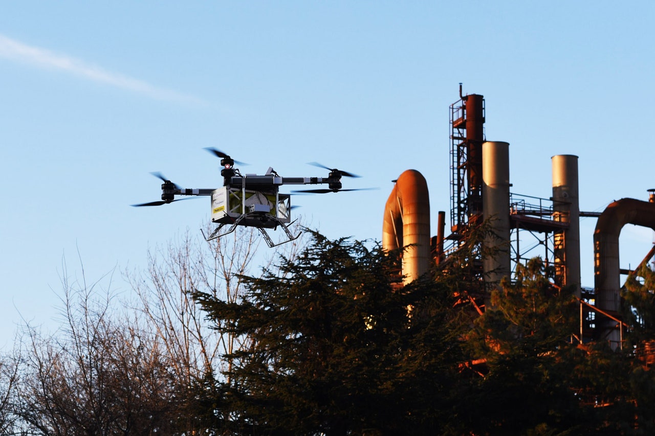 Drone postino sui cieli di Torino