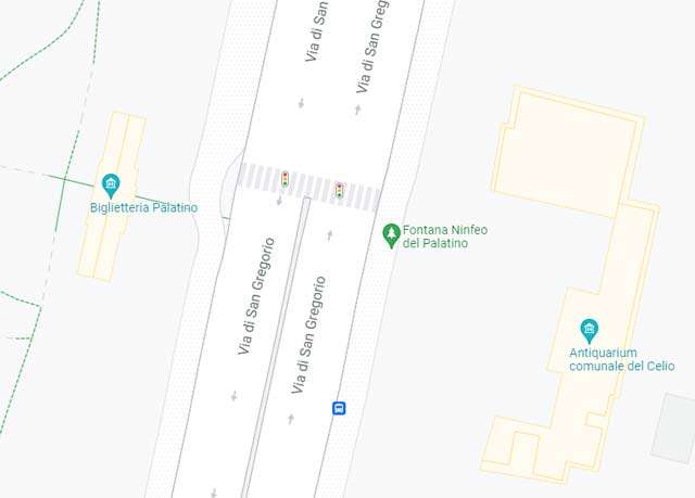 Le strade dettagliate di Roma su Google Maps