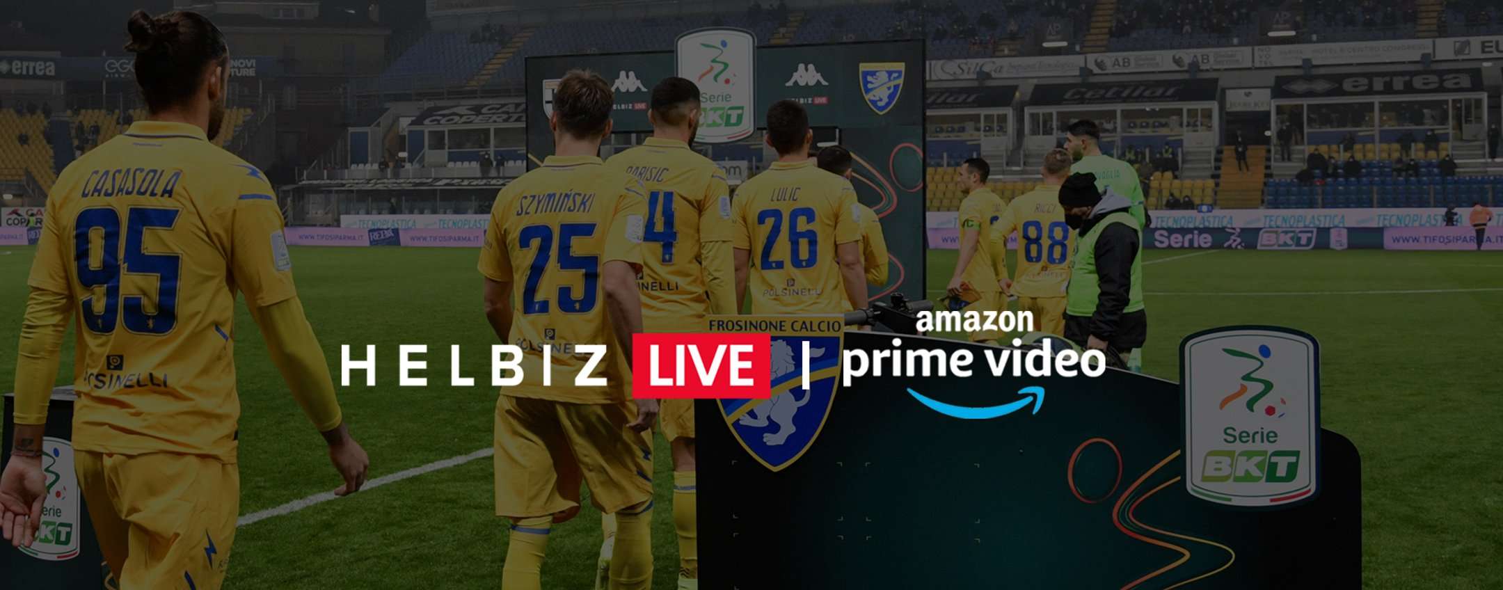 La Serie B di Helbiz Live sbarca su Amazon Prime Video