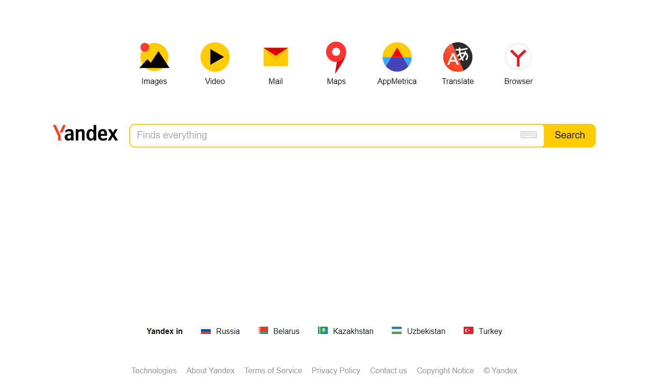 Russia, il motore di ricerca Yandex accusato di spiare gli utenti