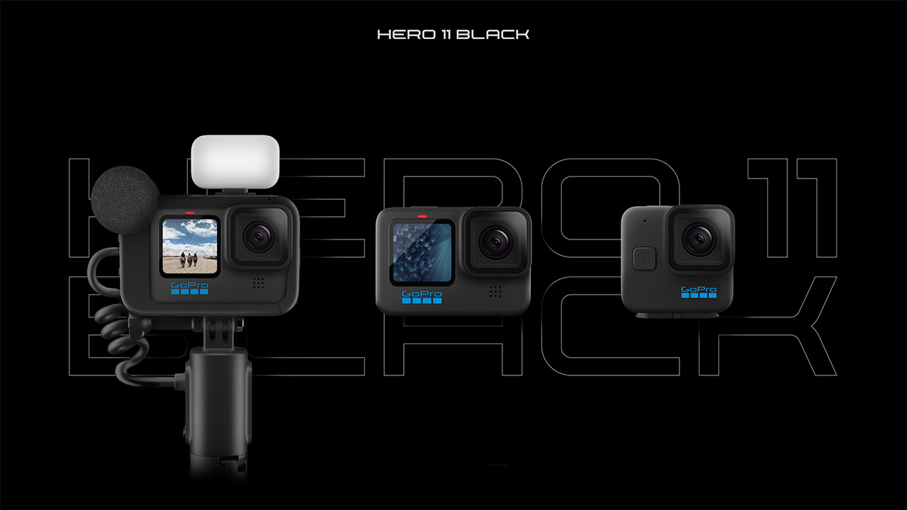 GoPro alza il tiro con le nuove HERO11 Black e Black Mini: nuovo sensore da 27 Mp e stabilizzazione a 360°