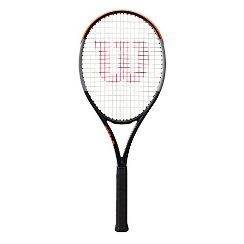Wilson V4.0, Racchetta Da Tennis Burn 100 Unisex Adulto, Black/ Red, 3