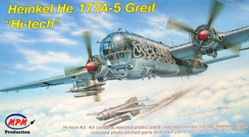 Modellino Aereo Heinkel He-177A-5 Hi-Tech Scala 1:48