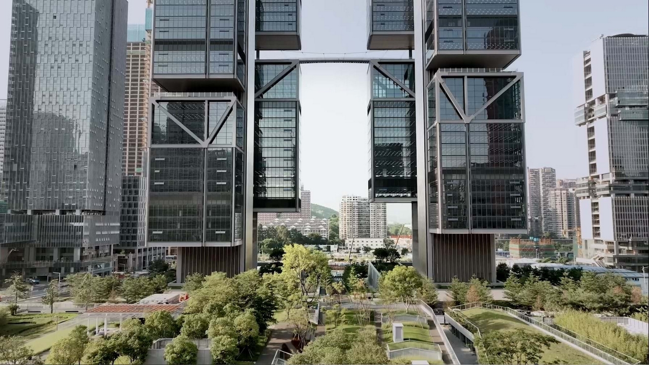 DJI inaugura, a Shenzhen, la sede centrale in due palazzi futuristici chiamati Sky City