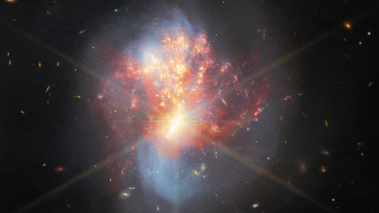 L’immagine delle galassie IC 1623 è l’ultima novità del telescopio spaziale James Webb