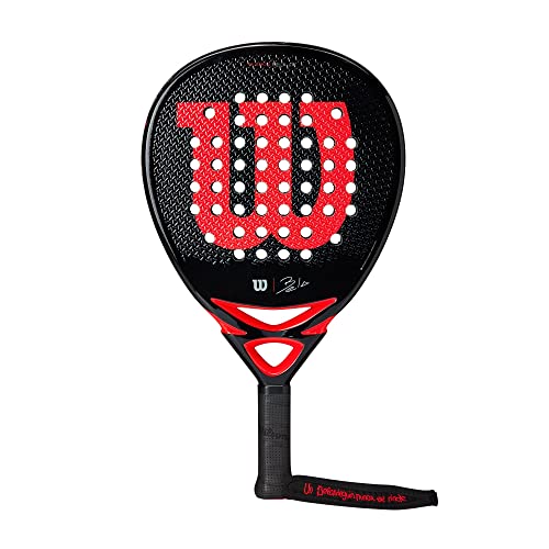 Tennis Racchetta Marca Wilson per Unisex Adulto, Nero/rosso/multicolore, WR070811U+