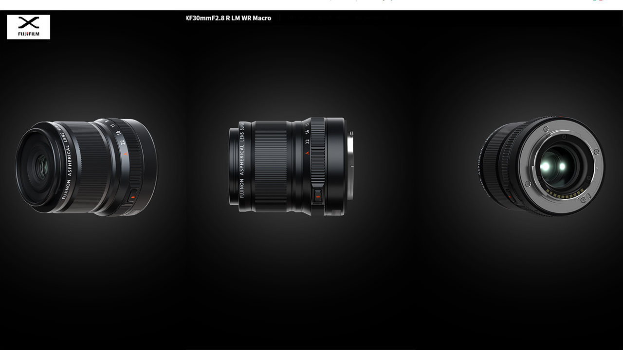 Fujifilm presenta il nuovo Fujinon XF30mmF2.8 R LM WR Macro: messa a fuoco a 1,2 cm dalla lente frontale