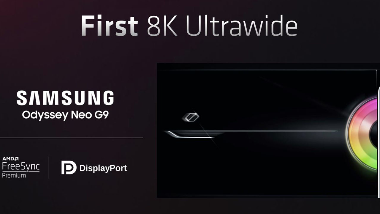 Samsung Odyssey Neo G9 ultrawide 8K in arrivo, lo rivela AMD