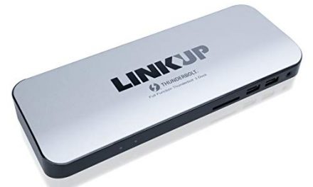 LINKUP – [Certificato] Thunderbolt 3 HDMI2.0 4K 135W (PD 60W) SD UHS II Lettore di schede 1G LAN 4xUSB3-A(5G) 3,5 mm Audio 2xUSB3-C(10G)┃per PC Windows e Macbook 2021 M1 Mac Mini (TB3/TB4/USB4.0)