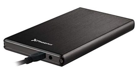 Phoenix Technologies PHHARDDISKCASE-Case esterno per HDD/SDD USB 3,0, colore: nero