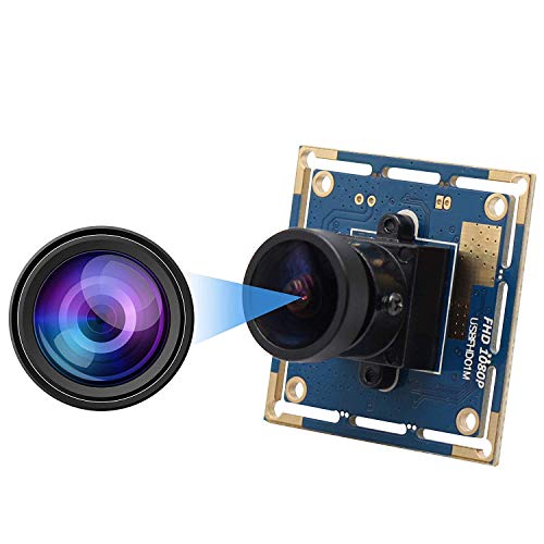 Svpro Webcam Fotocamera grandangolare 170 ° Fisheye Fotocamera USB Full HD 1080P 30fps per Linux/Windows/Android