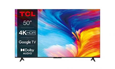 TCL 50P639 TV 50”, 4K HDR, Ultra HD, Google TV con design senza bordi (HDR 10, Game Master, Dolby Audio, compatibile con Assistente Google e Alexa)