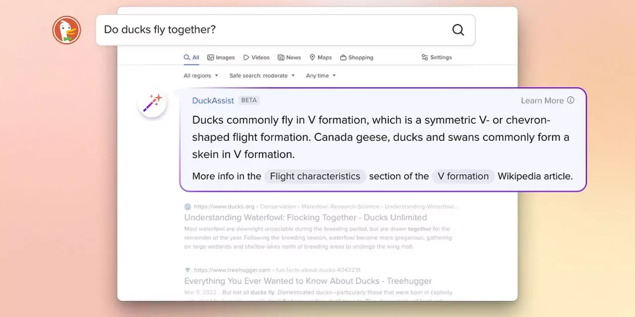 DuckDuckGo ora ha la ricerca potenziata da ChatGPT