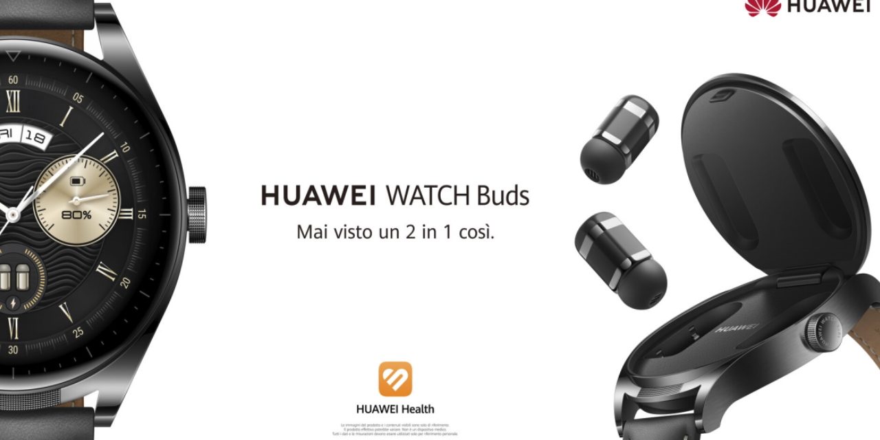 HUAWEI Watch Buds, lo smartwatch con le cuffie dentro, è disponbile da oggi in Italia. Prezzo e sconto al lancio