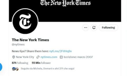 Twitter, il New York Times non paga l’abbonamento e perde la spunta blu