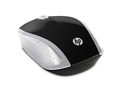 HP 200 Mouse Wireless con Profilo Sagomato, Argento