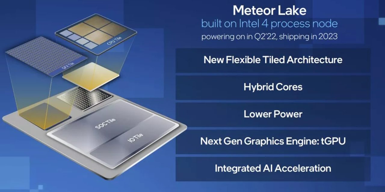 Intel Meteor Lake, i processori mobile potrebbe essere i primi con cache L4 Adamantine