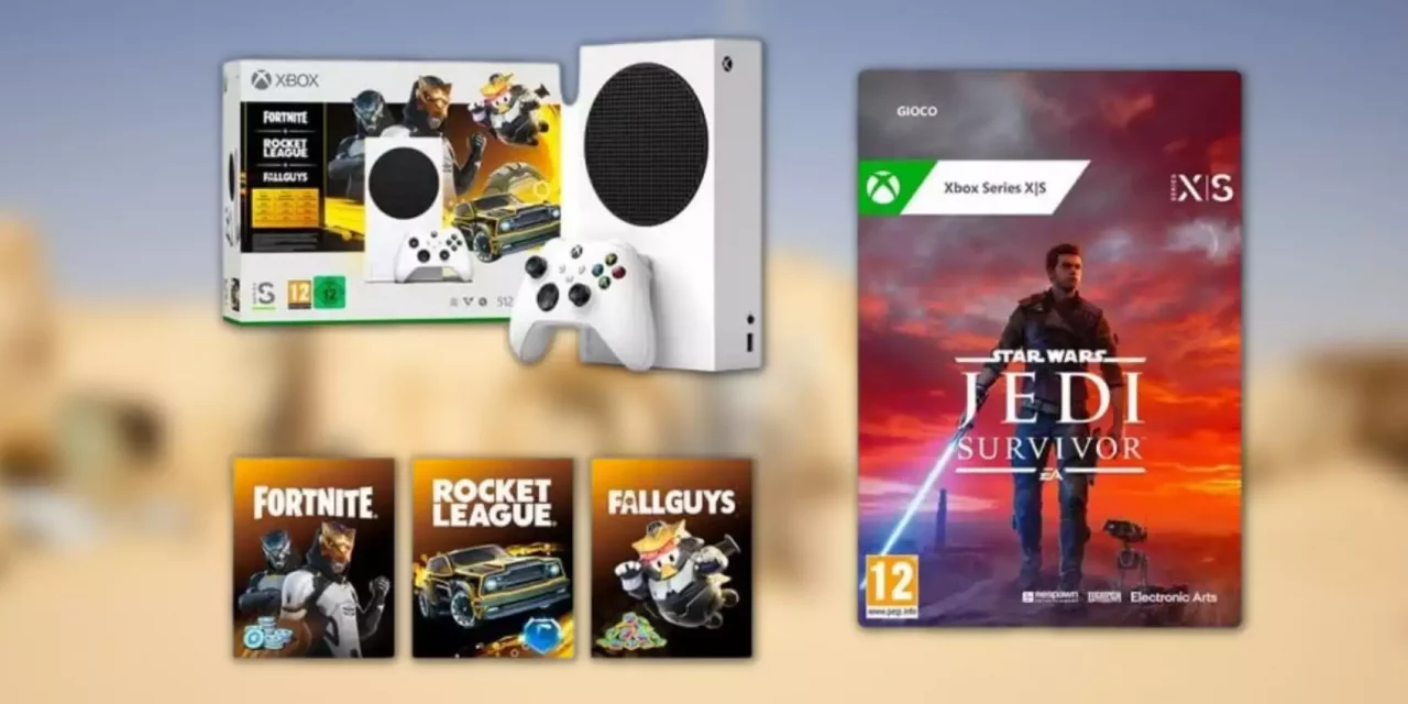 Xbox Series S in bundle con 4 giochi incluso il nuovo Star Wars