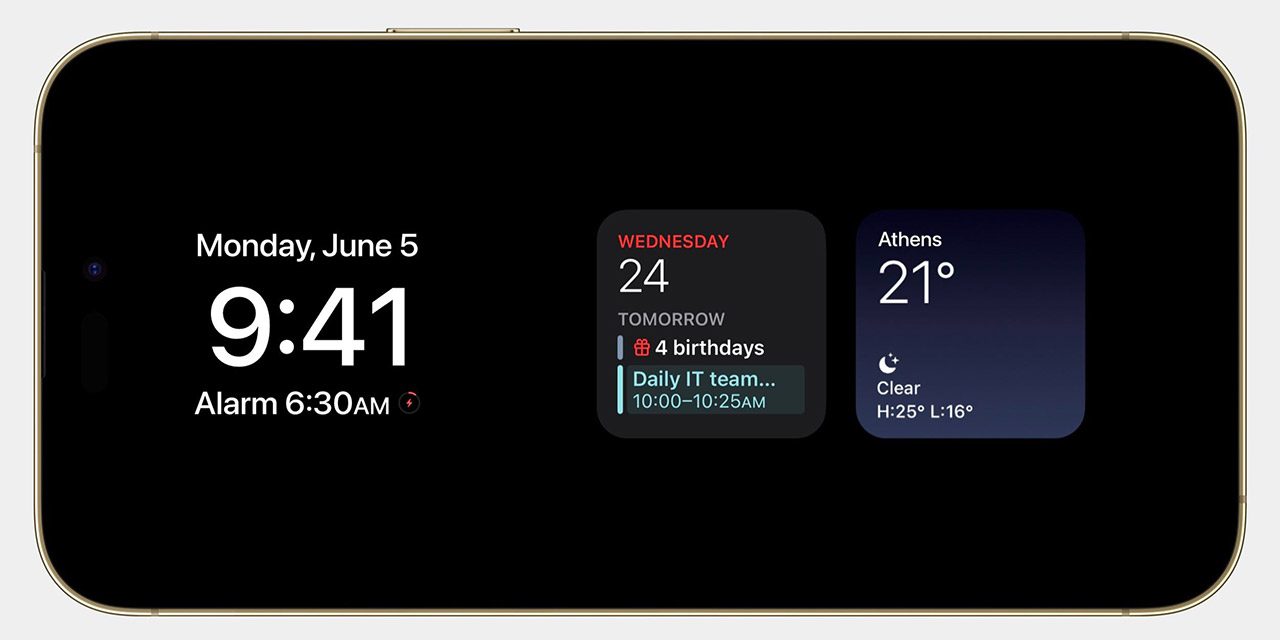 Come farà iOS 17 a trasformare l’iPhone in uno smart display?