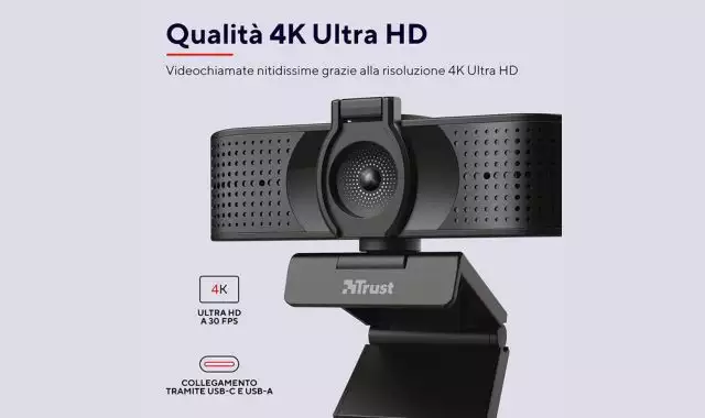 Webcam 4K Ultra HD