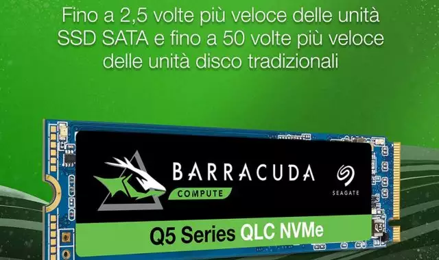 SSD NVMe Barracuda offerta
