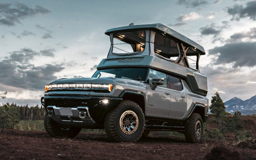 Hummer EV EarthCruiser è una mini casa che si autoricarica, perfetto per l’avventura
