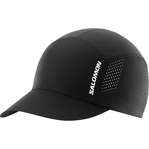 Salomon Cross Compact Cappellino Unisex, Leggerezza e ingombro ridotto, Controllo dell’umidità, Tessuto riciclato, Black, Taglia Unica