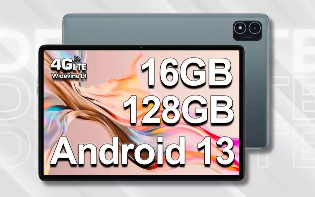 Tablet Android 13 con 4GLTE e display in FullHD a prezzo SHOCK (-80€)