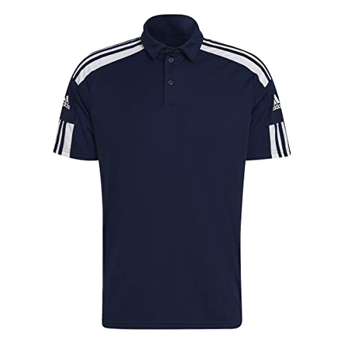 adidas Squadra 21 Short Sleeve Polo Shirt, Uomo, Team Navy Blue/White, L