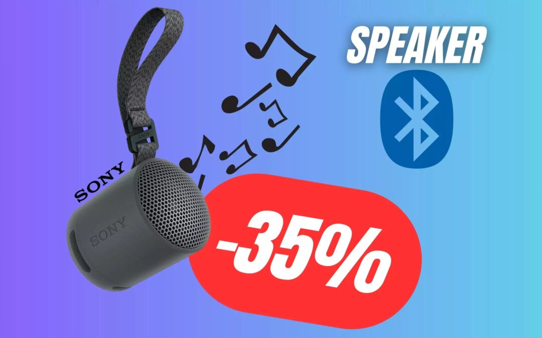 Il fantastico Speaker Bluetooth di Sony costa 23€ in meno grazie allo SCONTO Amazon!