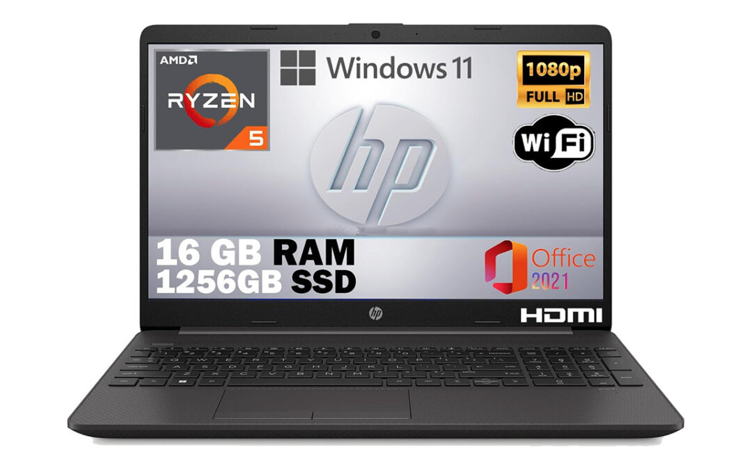 Offerte nascoste Amazon: portatile HP 16GB RAM, doppio SSD (256GB+1TB), AMD Ryzen 5500U a 569!