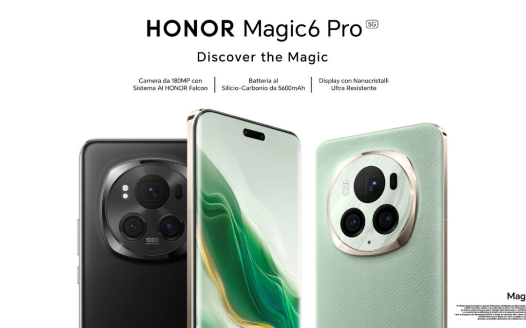 HONOR Magic6 Pro: da oggi disponibile in Italia. Tutti i dettagli